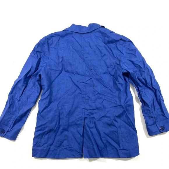 New Madewell Double Breasted Crossover Blazer 100% Linen - Picture 4 of 9